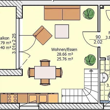 Ferienwohnung Strandhaus Mowenberg App. 11 Apartman *